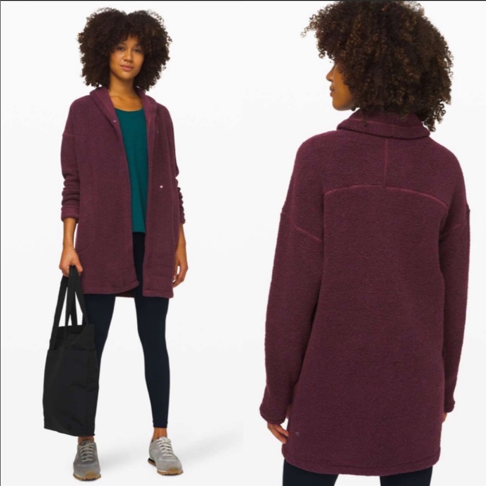 Lululemon Sincerely Sherpa Wrap Arctic Plum